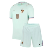 Camiseta Francia Kylian Mbappe #10 Segunda Equipación Replica Mundial 2026 para niños mangas cortas (+ Pantalones cortos)